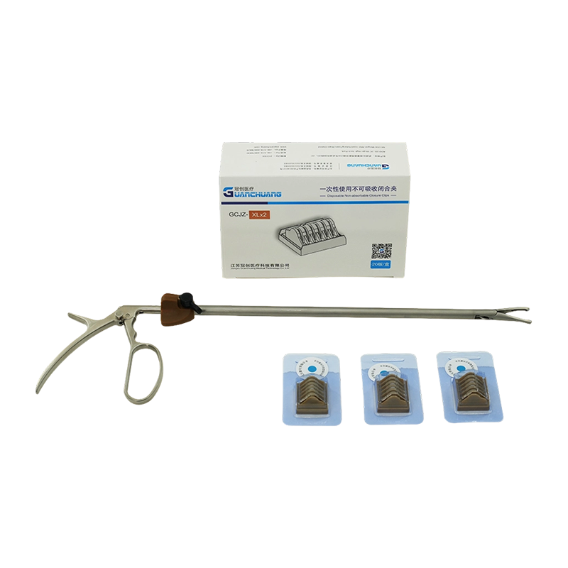 Clips de cierre desechables no absorbibles Clips de cierre desechables no absorbibles